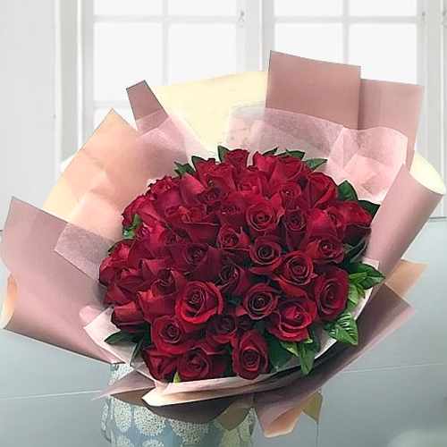 50 Red Rose Bouquet