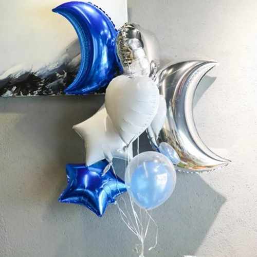 A Set Of Moon Balloon