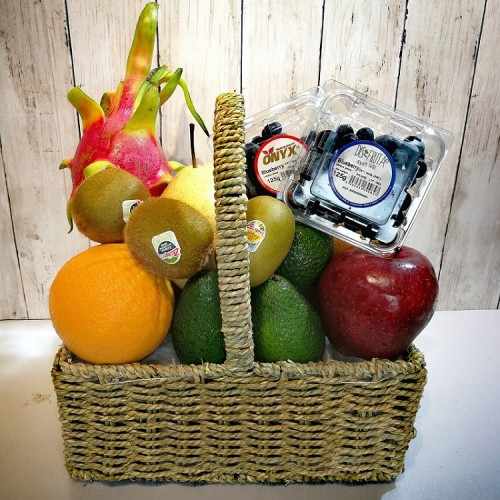 Seasonal Fruits  Hamper With Avocado