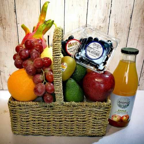 Fresh Fruits With Organic Juice